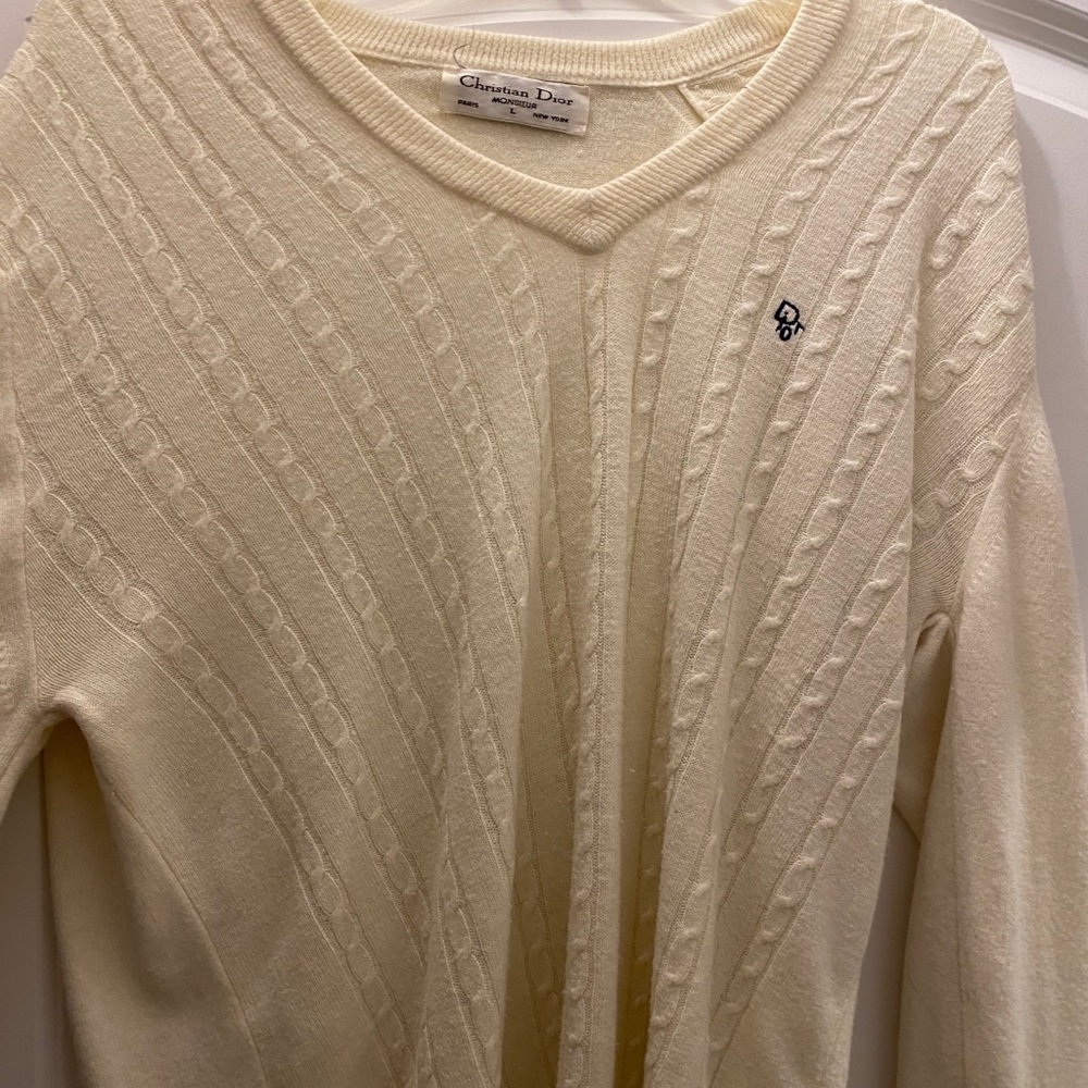 vintage christian dior sweater